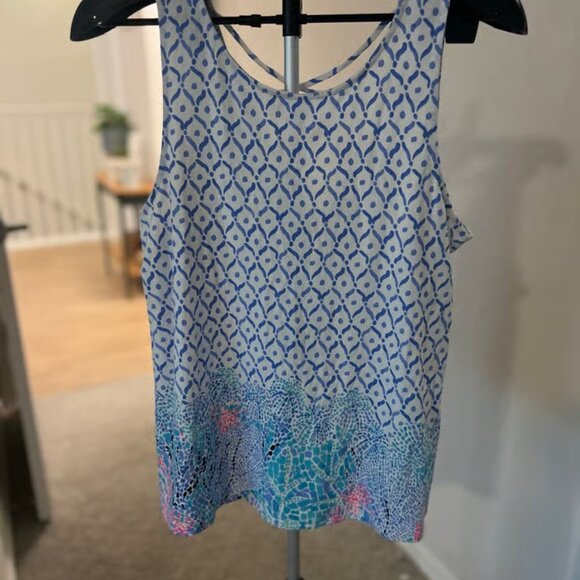 Lilly Pulitzer Light Cotton Tank Top! - Picture 1 of 3
